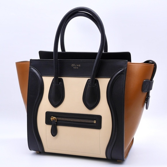 🍓CELINE Luggage Tricolor - Picture 1 of 16